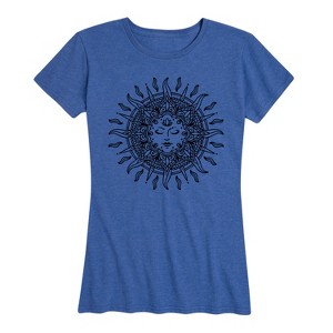 Women's - Instant Message - Sun Decorative Short Sleeve Graphic T-Shirt - 1 of 4