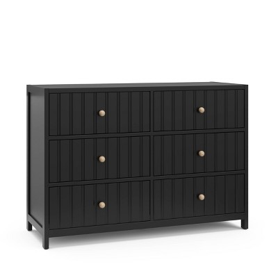 Graco Teddi 6-Drawer Double Dresser - Black