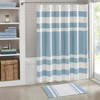 100% Cotton Stripe Print Reversible Indoor Bath Rug, Simple Spa Look Soft & Absorbent Bath Rug for Year Round Use - 2 of 4