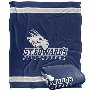 St. Edward'S University Primary Logo Silky Touch Blanket White 50x60 - 1 of 4