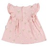 Gerber Baby Girls' Cotton Dress & Diaper Cover Set - 2-Piece - 3 of 4