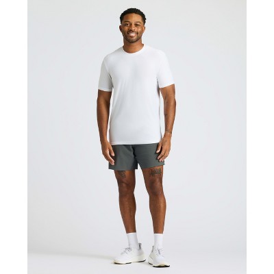 Men's All White Active Crew Neck 6-Pack - True Classic
