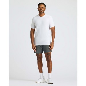 Men's All White Active Crew Neck 6-Pack - True Classic - 1 of 4