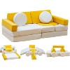 Hooseng Play Couch, Detachable Modular Play Couch, Floor Sofa for Living Room, Convertible Foam and Floor Cushion Sofa - 2 of 4
