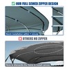 Unique Bargains 600D Detachable Side Blocks No Frame Bimini Top Replacement Cover - 4 of 4
