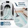 Acekool Vintage Runner Rug - Washable 2x6 Non-Slip Carpet in Orange - 3 of 4