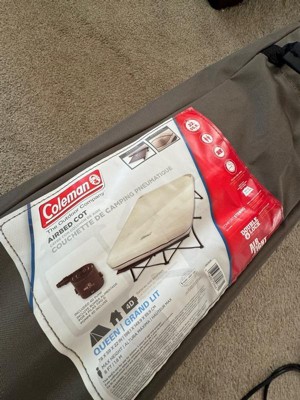 Coleman airbed cot outlet instructions