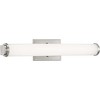 Progress Lighting Phase 1.1 1-Light LED Brushed Nickel Linear Bath Bar with Acrylic Shade - 3 of 4