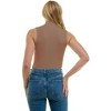 Derek Heart Juniors Sleeveless Bodysuit with Front Zipper - 4 of 4