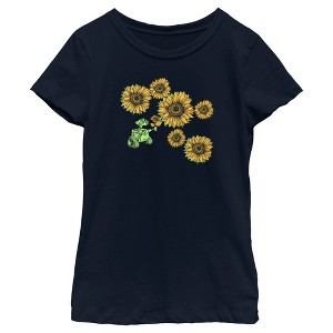 Girl's Wall-E Holding Sunflowers T-Shirt - 1 of 4