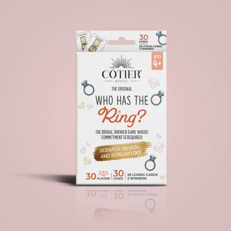 30ct &#39;Who Has The Ring?&#39; Bridal Shower Scratch Off Game, 2 of 13