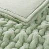 Grungis 1 PCS 50x60" Ruched Polyester Throw Blankets,Soft Blankets for Bedroom - 3 of 4