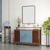 SEVOBAL Bathroom Vanity Mirrors Rectangular Wall Mirror Easy-to-Clean with Aluminum Frame Sturdy Long-Lasting, Black, 36"*24"*2" - 4 of 4
