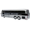 1969 Eagle Model 05 Coach Bus "The Playboy Hotel & Casino" Silver and Black 1/87 (HO) Diecast Model by Iconic Replicas - 3 of 4