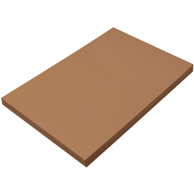 Prang Medium Weight Construction Paper, 12 x 18 Inches, Brown, 100 Sheets, 3 of 6