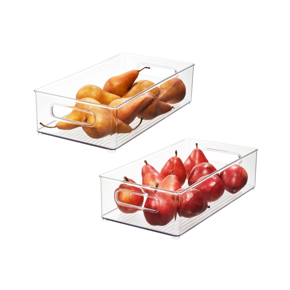 Photos - Other for Dogs iDESIGN Plastic Refrigerator and Freezer Storage Bin with Lids