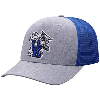 NCAA Kentucky Wildcats Men's Gray Chambray with Hard Mesh Snapback Hat