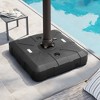 Crestlive Products Umbrella Base with Wheels, Patio Cantilever Offset Stand Water & Sand Filled Weighted Up 300LBS - 2 of 4