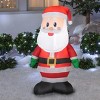 Gemmy Christmas Airblown Inflatable Outdoor Santa, 4 ft Tall, Multicolored - 3 of 4