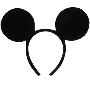 HalloweenCostumes.com One Size Fits Most   Disney Mickey Costume Ears Headband, Black - 1 of 3