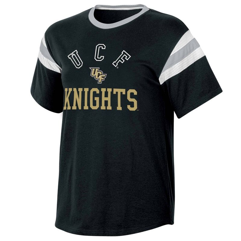 NCAA UCF Knights Women&#39;s Short Sleeve Stripe T-Shirt, 1 of 4