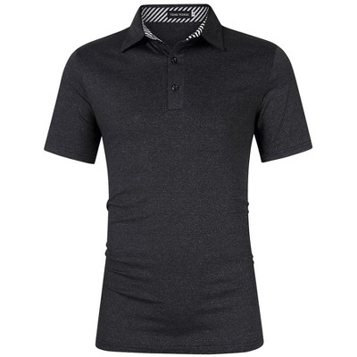 Golf Shirts for Men,Long Sleeve,Polo,Casual Collared T-Shirt,Stylish Quick Dry Polo Shirt