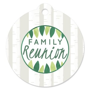 Big Dot of Happiness Family Tree Reunion - Family Gathering Party Favor Gift Tags (Set of 20) - 1 of 4