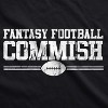 Mens Fantasy Football Commish T Shirt Funny Gift for Dad Game day Graphic Cool - Crazy Dog Men's T Shirt - 2 of 4