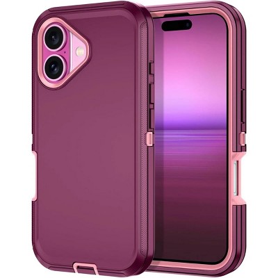 Entronix Case Compatible with iPhone 16 - Triple-Layer Heavy Duty Protection