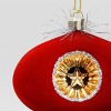 Christmas Flocking Ornament with Reflector Red - Wondershop™ - 3 of 3