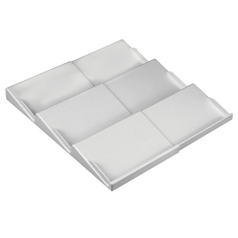 Mdesign Expandable Plastic Spice Rack Drawer Insert 3 Slanted