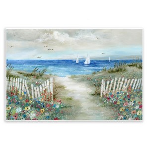 Stupell Industries Gorgeous Traditional Beach Scene, 19" x 13" - 1 of 4