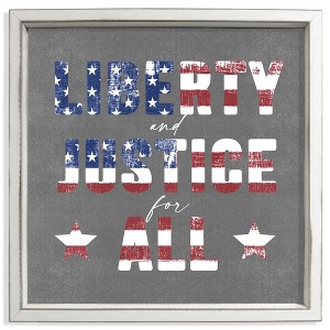Creative Products Liberty and Justice for All 16 x 16 Framed Print - 1 of 4