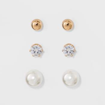 Stud Earring Set 3ct - A New Day™