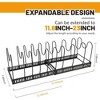 DOMETOUR Pots and Pans Organizer Expandable Rack for Cabinets, Kitchen Cabinet Organizer Holder Cookware Set Pot Lid Rack Organizer - 2 of 4