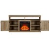NicBex TV Stand Fireplace TV Stand Farmhouse Media Console for TV Up to 65'' with Open Shelves and Closed Cabinets - 4 of 4