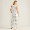 Lands' End Women's Brushed Cozy Waffle Jersey 3 Piece Pajama Set - Tank Top Pant and Robe - 2 of 4