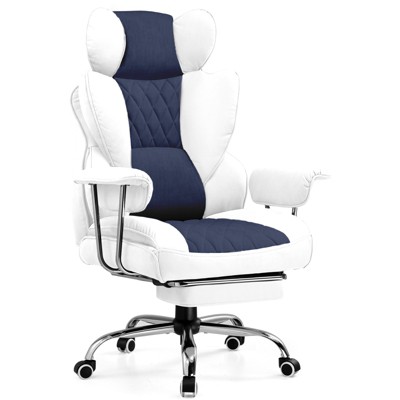 GTRACING Big and Tall Chair, Ergonomic Office Chair, Outward Fixed Soft Armrests and Footrest