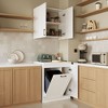 Famapy Multi - Use White Kitchen Cabinet Pantry Wall - Mounted Cabinet: Countertop - Free,DIY Ready，Versatile Setup – Fit Any Style - 3 of 4