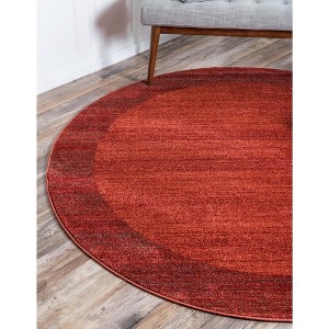 Unique Loom Del Mar Abigail Solid Indoor Woven Area Rug - 1 of 4