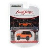 Greenlight Collectibles 1/64 1967 Ford Bronco, Custom Orange with Black Top, Barrett-Jackson Scottsdale Series 10 37260-C - 2 of 2