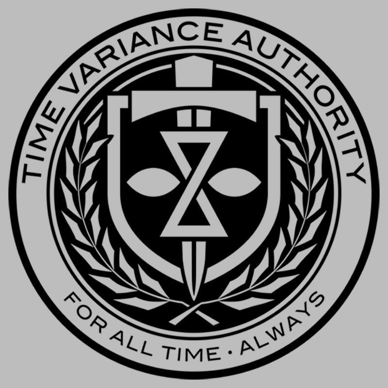 Men's Marvel Loki Time Variance Authority Logo T-Shirt, 2 of 6
