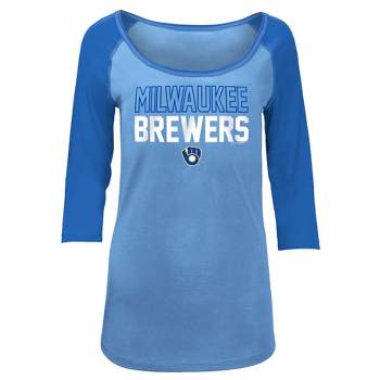 MLB Milwaukee Brewers Women's Tank Top T-Shirt Small Blue