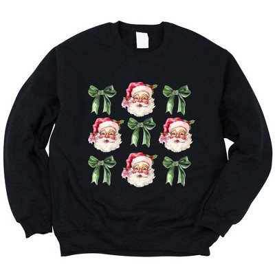 Simply Sage Market Women's Graphic Sweatshirt Coquette Vintage Santa
