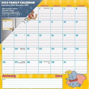 Trends International 2025 Disney Classic Family Calendar: Monthly Wall Calendar, 12x12 Inches, All Ages, Multicolored - 1 of 4