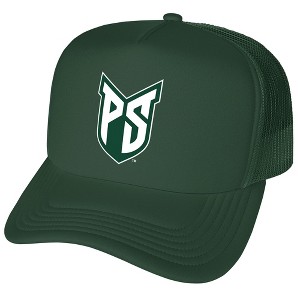 Portland State University Primary Logo Foam Trucker Cap Hunter Green Os - 1 of 4
