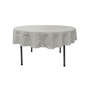 Slickblue Polyester Poplin Round Tablecloth 41 Different Colors 7 Sizes - 1 of 1