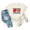 Simply Sage Market Women's Checkered Game Day Short Sleeve Graphic Tee - 2 of 4