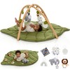 Babylicious Baby Activity Gym – Sensory Play Mat with Hanging Toys for Sight, Touch & Sound – Portable & Easy Setup for Indoor or Outdoor Baby Play - 2 of 4