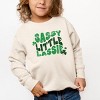 The Juniper Shop Sassy Little Lassie Bubble Letter Toddler Sweatshirt - 2 of 4